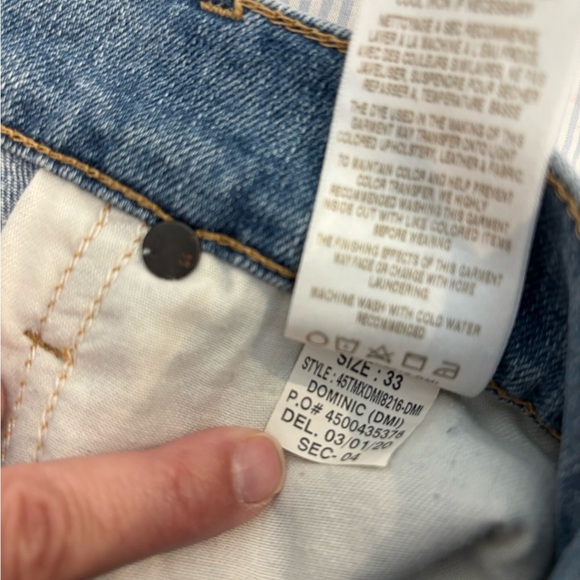 Joe's Jeans The Legend Skinny Jean in Dominic Men's Medium Blue Wash Size 33 NWT - Picture 7 of 8